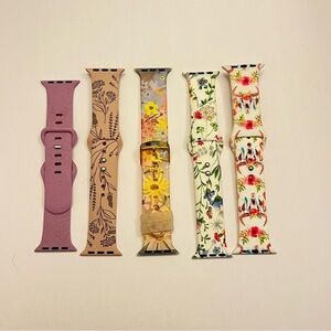 Apple‎ Watch Flower Theme Bands (set of 5)